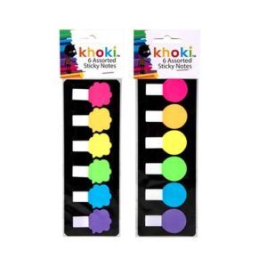 Note-pad self-stick lolly-pop asstd