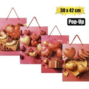Gift-bag paper jmb 30x42cm love