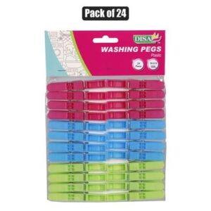 Washing pegs pl 70mm pack-24