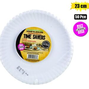 Picnic plates paper 23cm 50pce
